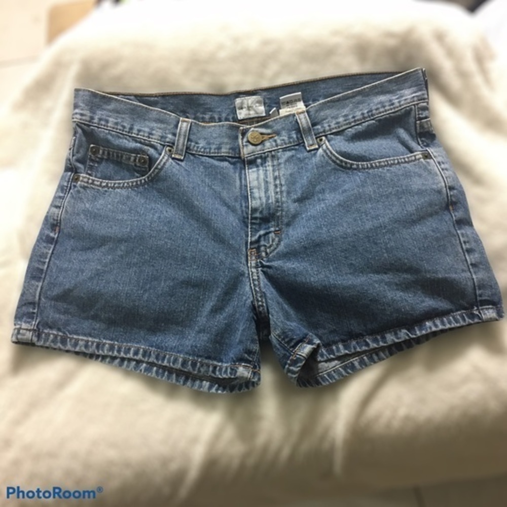CALVIN KLEIN Vintage Y2K Denim Jeans Shorts 11